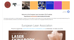 Desktop Screenshot of europeanlaserassociation.com